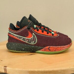 6.5Y / Womens 8 - Nike Lebron XX 20 Shoes Night Maroon Basketball Sneakers Low